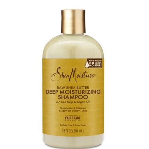 Readystock Sheamoisture Raw Shea Butter Moisture Retention Shampoo