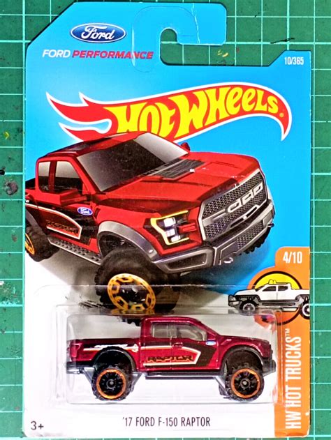 Hot Wheels 17 Ford F 150 Raptor Ranger Hot Trucks Shopee Malaysia