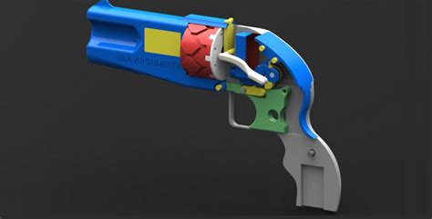 A New 3d Printable Gun The ‘imura Revolver Is Being Designed