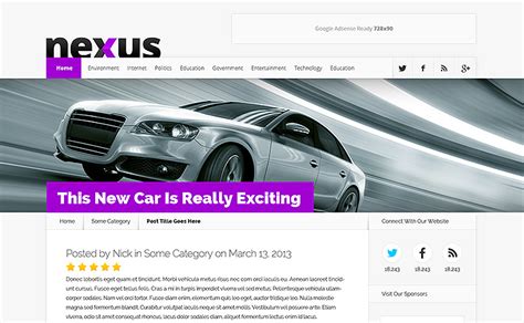 Nexus Wordpress Theme