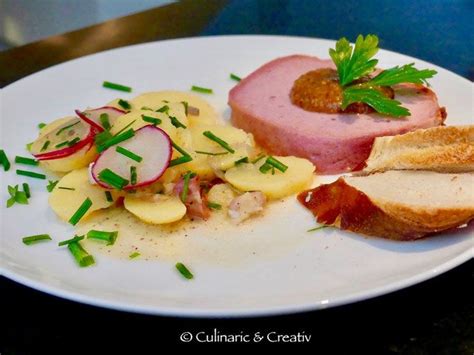 Bayerischer Kartoffelsalat mit Leberkäse