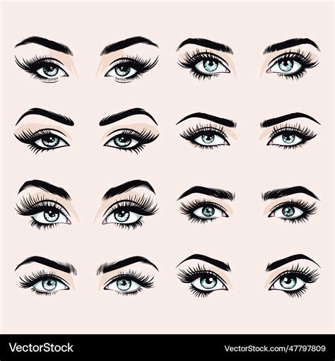 Hand Drawn Woman S Female Sexy Eyes Royalty Free Vector