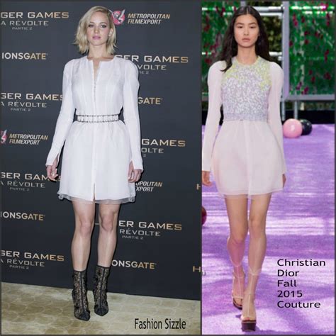 Jennifer Lawrence In Christian Dior Couture ‘the Hunger Games