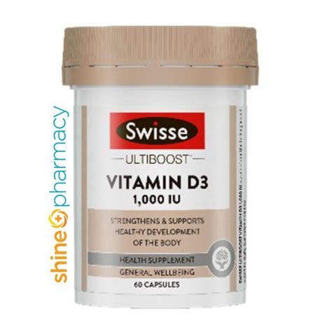 Swisse Ub Vitamin D3 1000iu 60s Exp Apr 2025 Lazada