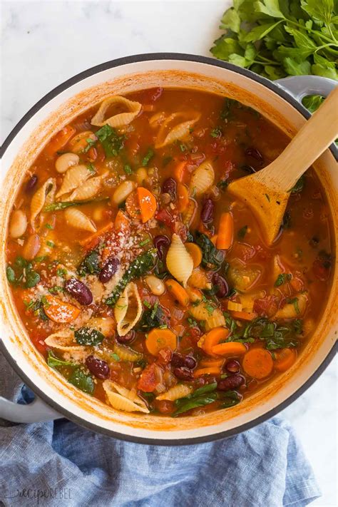 Easy Minestrone Soup Video The Recipe Rebel