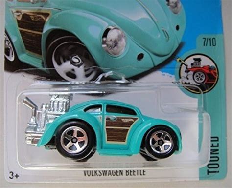 Hot Wheels 2017 Tooned Volkswagen Beetle 74 365 Verde Azula Envío gratis