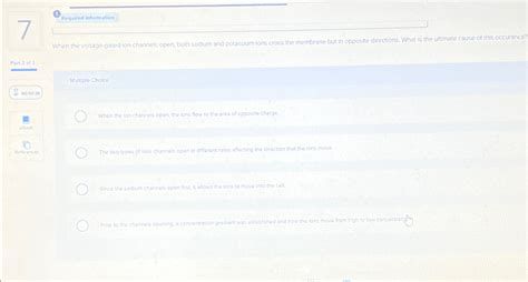 Solved Required informationWhen the voltage-gated ion | Chegg.com 