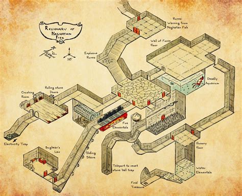Карта dungeon and dragons