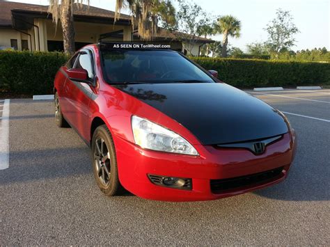 2004 Honda Accord 2dr Coupe Custom Made Miami Heat Colors