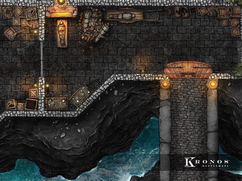 The Prison II Battlemap, Dnd Battle Map, D&D, Battle Map, Dungeons and ...