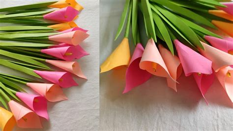 Paper Flower Stick How To Make Beautiful Paper Flower Stickmaking