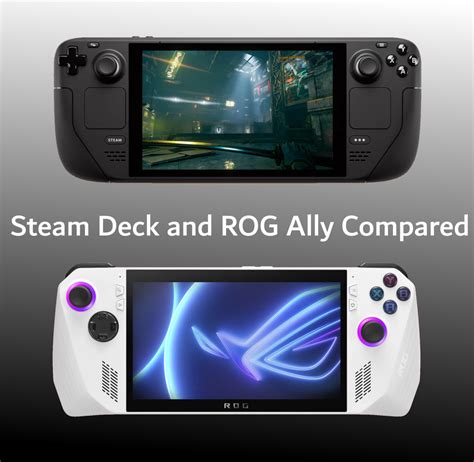 Rog Ally Vs Steam Deck Hardware Comparison Funtechnow