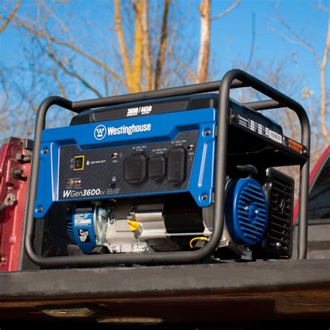 Westinghouse Outdoor Power Generator Portable Gas Powered With Co