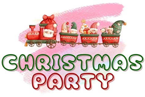 Christmas Party Font By Charmingbear59design · Creative Fabrica