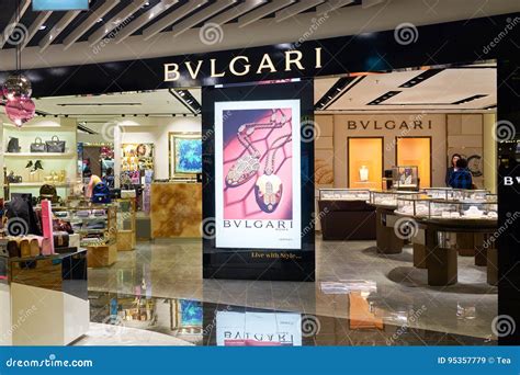 Bulgari store editorial stock image. Image of colour - 95357779