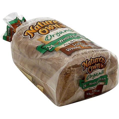 Nature S Own Whole Wheat Bread Nutritional Info Besto Blog