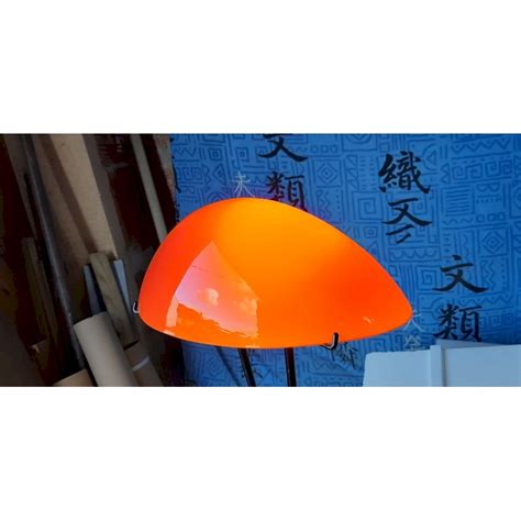 Lampe Vintage En Opaline Orange Et Blanche Noir Orange Fer Opaline