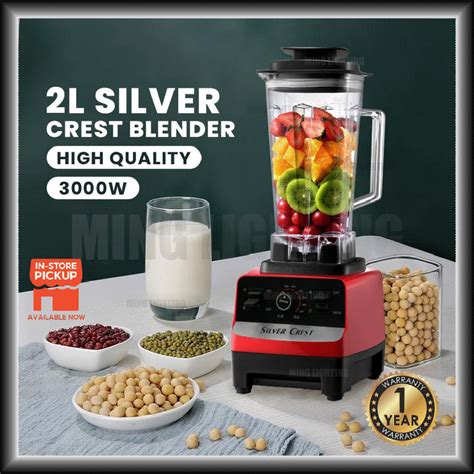 Silver Crest Heavy Duty Blender L Multifunction Pengisar Tugas Berat