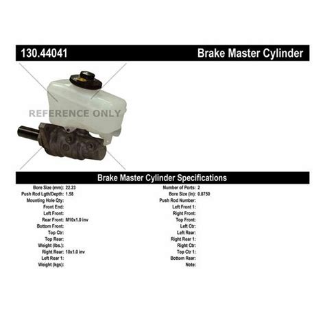 Centric Parts Premium Master Cylinder Preferred The Home