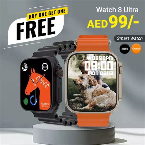 T800 Watch 8 Ultra Buy 1 Get 1 Free Unisex Bluetooth Call