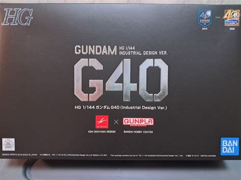 BANDAI HG 1 144 GUNDAM G40 Industrial Design Ver 公告欄 Carousell