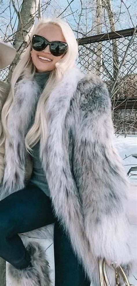 Pin By Beautiful Furs On Lynx Furs 09 Fur Coats Women Fur Fashion