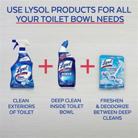 Lysol Lime And Rust Remover Stain Removal Line Hard Water Toilet Bowl Cleaner 10x Cleaning