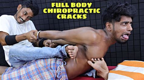 Full Body Chiropractic Cracks Head Massage Neck Cracking Spine