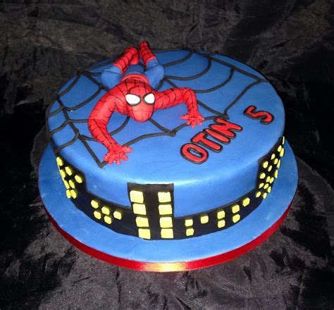 Spider Man Cake Decorated Cake By Caron Eveleigh CakesDecor