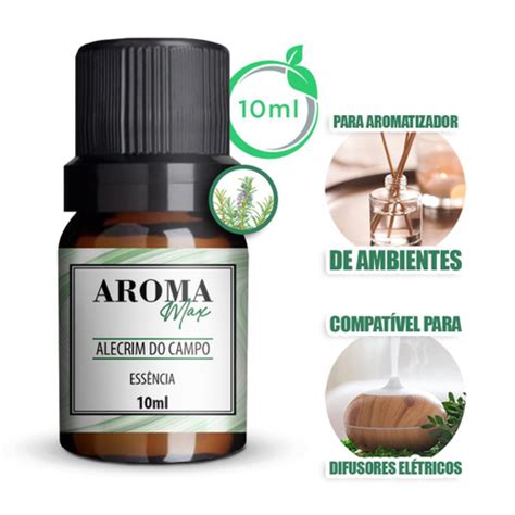 Kit 12 Essência Alecrim Do Campo Difusor Aromatizador 10Ml no Shoptime