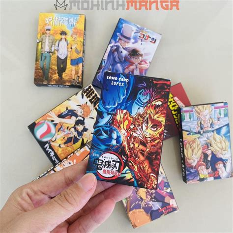 Mua Set lomo card thẻ ảnh các mẫu anime HOT nhất One Piece Jujutsu Kaisen Conan Dragon Ball