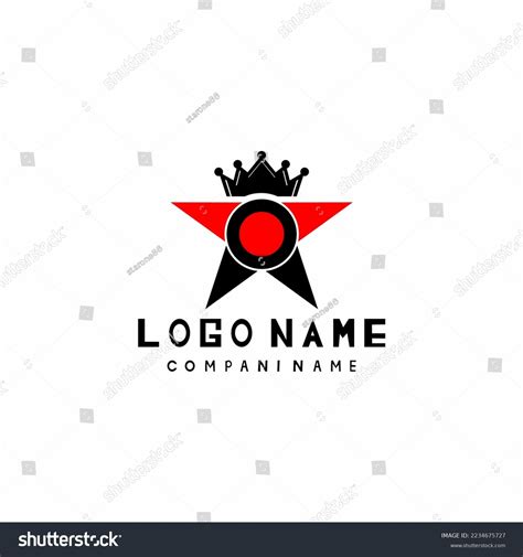 White Background Star Logo Vector Eps Stock Vector (Royalty Free ...