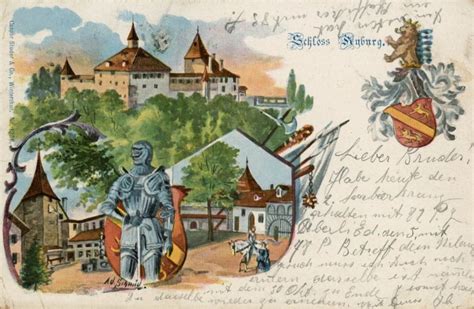 Kyburg Zh Schloss Kyburg Litho Um Kaufen Auf Ricardo