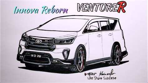 Menggambar Innova Reborn Venturer Cara Menggambar Cumi Cumi Darat Herukwinarko Youtube