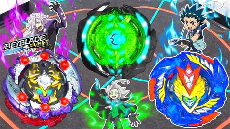 Turbo Valtryek Vs Dread Hades Vs Cyber Caynox Beyblade Burst Turbo Best Switchstrike Youtube