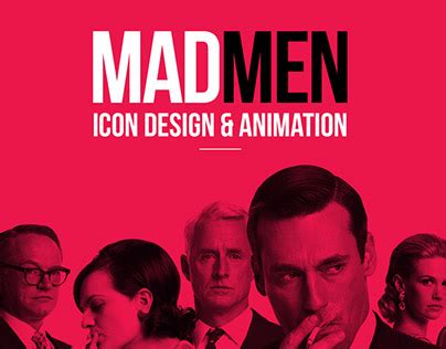 MAD MEN icon design and animation on Behance