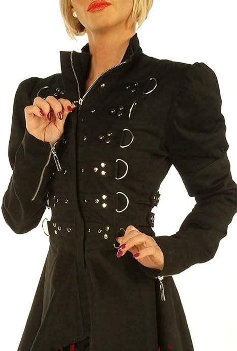 Damen Steampunk Jacke X Small Amazon De Fashion