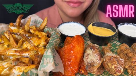 Wingstop Limited Lemon Herb Remix Wings And Voodoo Fries Asmr