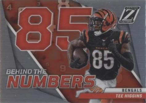 Panini Zenith Behind The Numbers Bn Th Tee Higgins For Sale