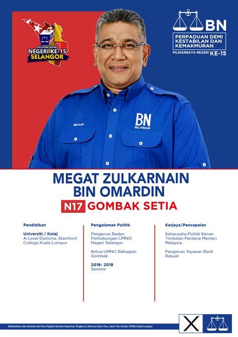 Profail Calon DUN Barisan Nasional Perpaduan BN Kita Selangor