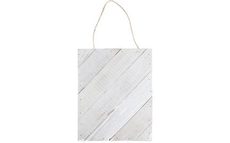 Hampton Art Plank Diagonal X White Michaels