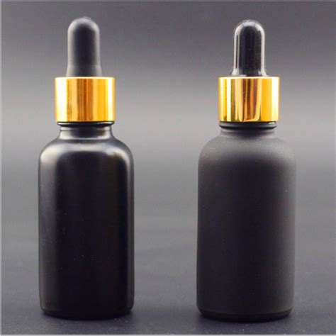 Black Clear Essential Oil Dropper Bottle With Dropper Bottle Clear