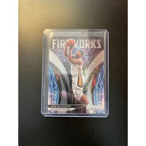 NBA球員卡2021 22 Zion williams prizm fireworks煙火特卡非RC 蝦皮購物