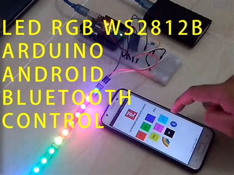 Control Led Rgb Ws2812b Using Bluetooth And Android Arduino Project Hub