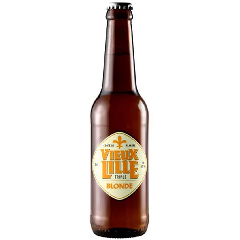 Bière Vieux Lille Triple cl Blonde forte du Nord à