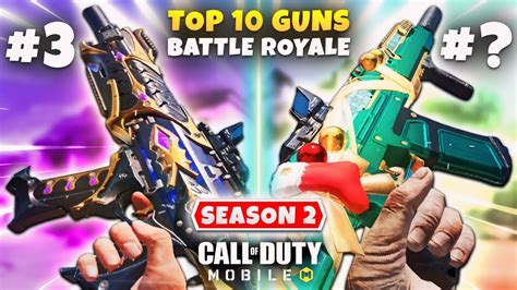 Top Best Guns In Season Battle Royale Call Of Duty Mobile Best