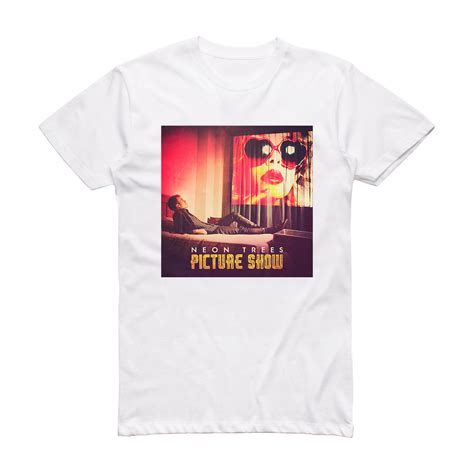 Neon Trees Picture Show Album Cover T-Shirt White – ALBUM COVER T-SHIRTS