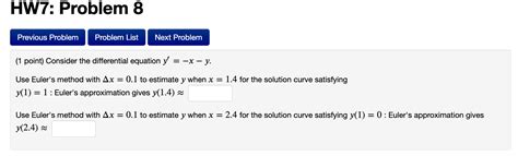 Solved Point Consider The Differential Equation Y Xy Chegg