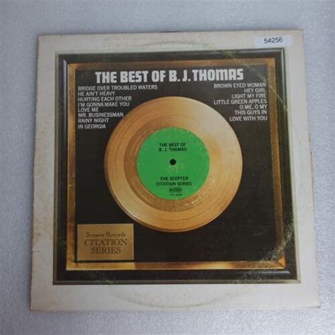 Bj Thomas The Best Of Lp Vinyl Record Album Ebay