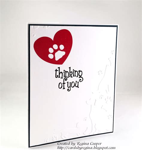 Cards By Regina: Loss of Pet Sympathy Card